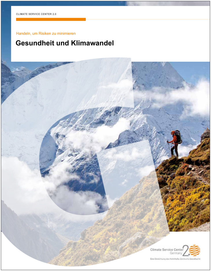Cover Broschure Klimawandel Gesundheit